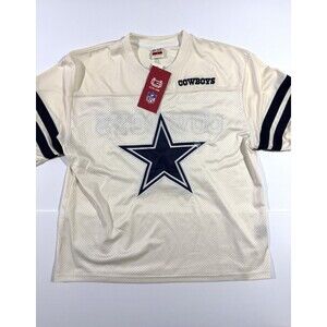 Ultra GAME Dallas Cowboys NFL Football Jersey White Navy S Officially Licensed